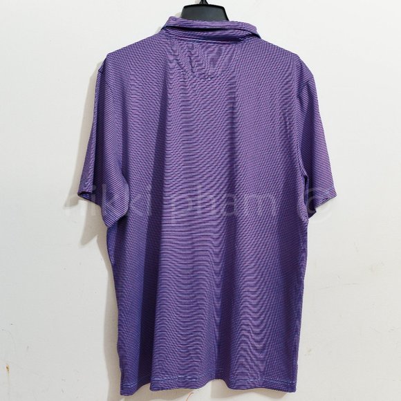 Kirkland Signature PURPLE STRIPE Men’s Performance Polo - Picture 7 of 7